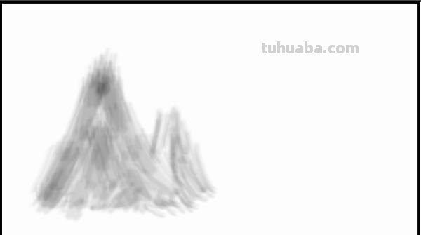 水笔速写山 怎样素描山景？