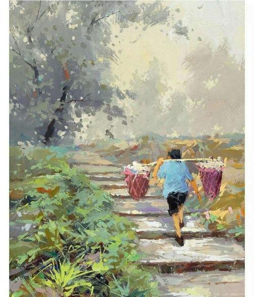 色彩风景范画：用色彩展现自然的美与神秘 