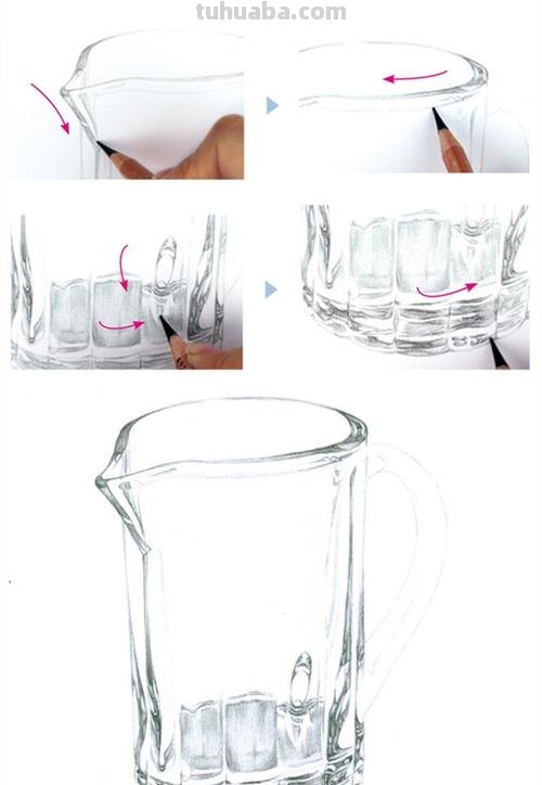 彩铅画 玻璃杯怎么画 色彩静物单体训练——玻璃杯的画法?