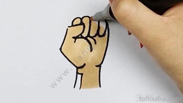 拳头怎么画简笔画素描 如何画壮族三月三简笔画？