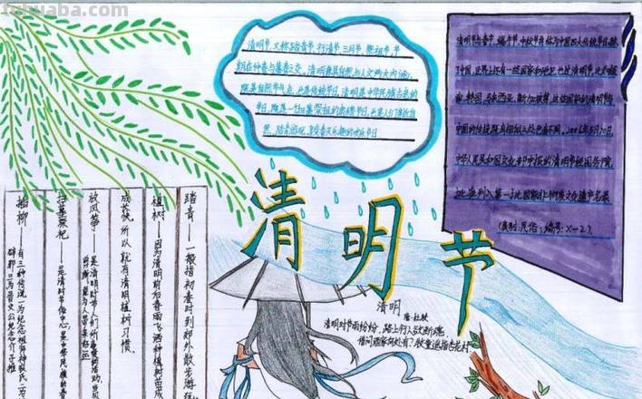 清明节的手抄报怎么画星空 清明节手抄报太空了怎么办?