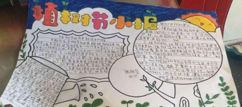 植树节的手抄报怎么画眼线 植树节手抄报怎样画?