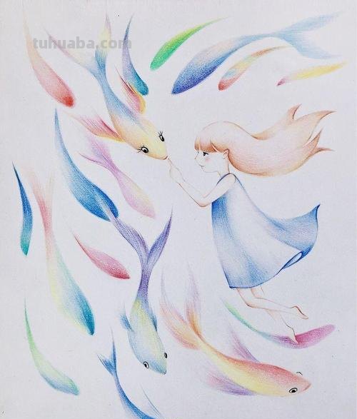 怎么画彩铅画简单小清新 怎样画彩铅画?