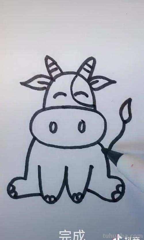 牛的简笔画怎么画 怎么画简单的牛？