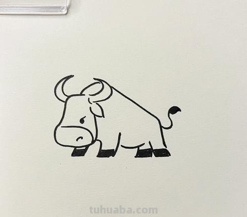 牛的简笔画怎么画 怎么画简单的牛？