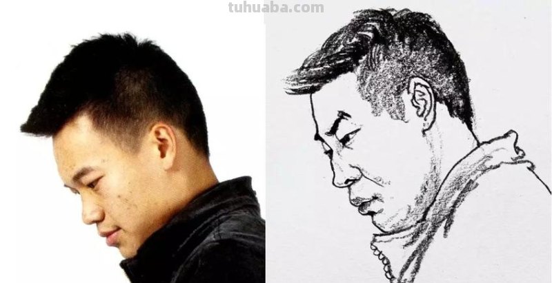 速写人脸男 速写时如何画好人物面部?