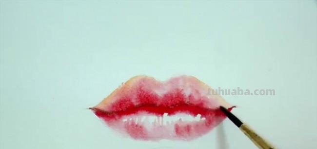 【色彩嘴唇怎么画?】-涂画吧小编教你绘制最美的色彩嘴唇！ 