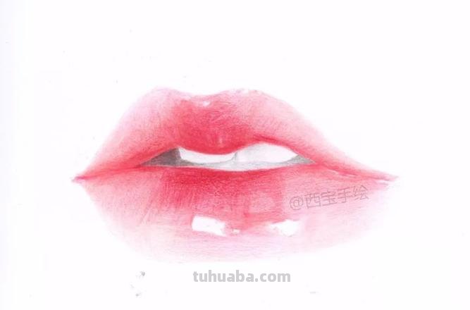 【色彩嘴唇怎么画?】-涂画吧小编教你绘制最美的色彩嘴唇！ 
