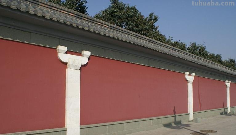 围墙的色彩及围墙色彩搭配效果图