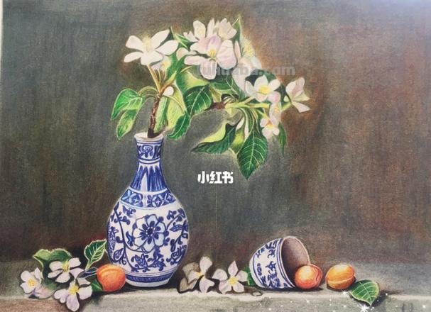 杏花怎么画简笔画彩铅画 怎么用彩铅画出四季花园？