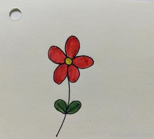简笔画的花怎么画 漂亮的小红花简笔画怎么画呢？