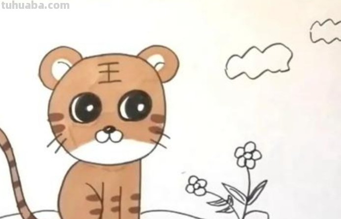 狮子老虎怎么画简笔画 自学画虎最简单的方法？