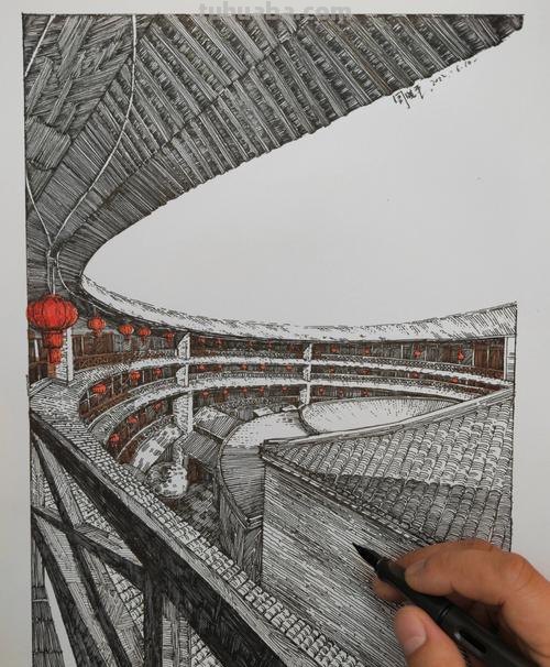 画中的客家建筑,原来可以这么好看