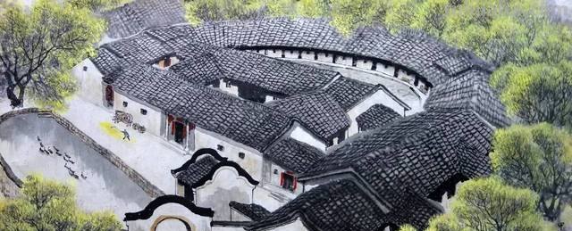 画中的客家建筑,原来可以这么好看