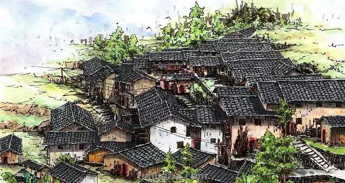 画中的客家建筑，原来可以这么好看
