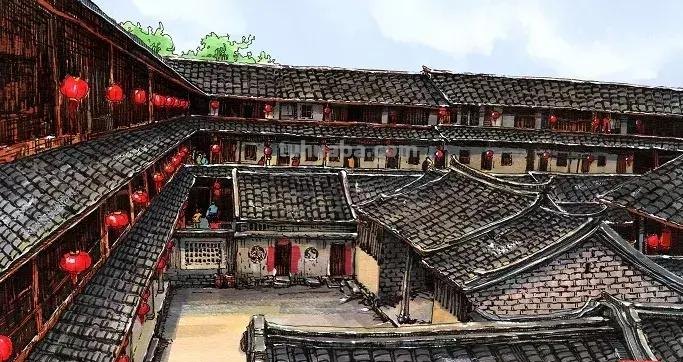 画中的客家建筑，原来可以这么好看
