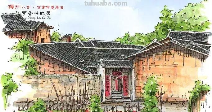 画中的客家建筑，原来可以这么好看