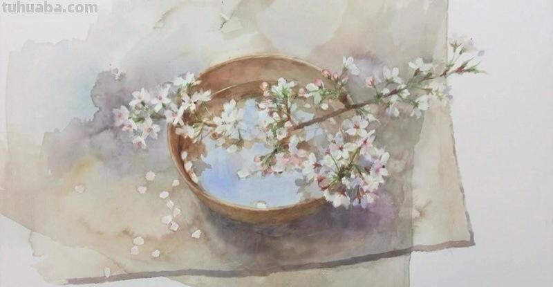 水彩画经典教学：步骤示范