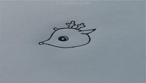 鹿怎么画的简笔画 如何画一个简单的可爱的小梅花鹿？