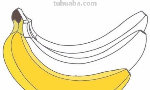 彩铅画香蕉自学教程怎么画 一年级简单画香蕉？