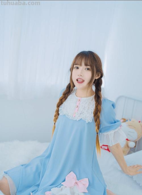 兔子Zzz不吃胡萝卜cosplay美照集,炎炎夏日的清凉担当
