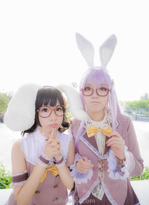 兔子Zzz不吃胡萝卜cosplay美照集,炎炎夏日的清凉担当