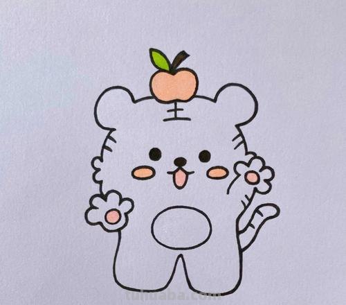 老虎的简笔画怎么画 简笔画之可爱小老虎的简单画法（儿童画）？