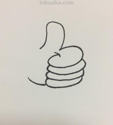 大拇指怎么画简笔画 大拇指怎么画？