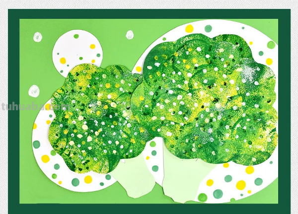 西兰花怎么画简笔画 牛肉的怎样画？