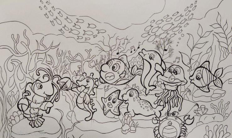 海底世界怎么画简笔画 海底世界怎样画?