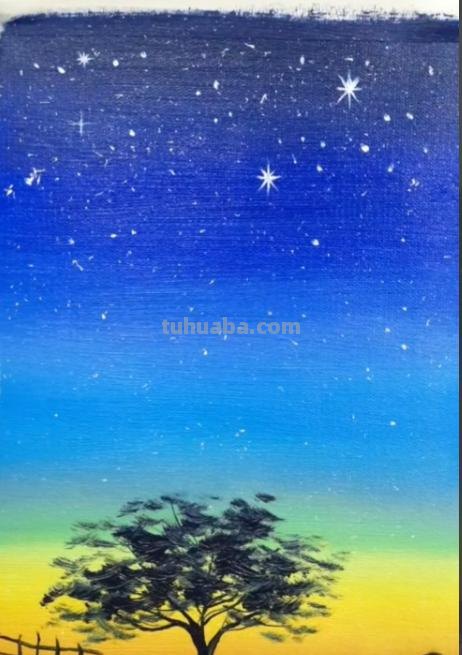 元宵节的手抄报怎么画星空 怎么画简单的星空？