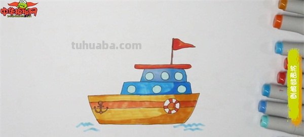 幼儿简笔画船怎么画 儿童画小小的船简画？