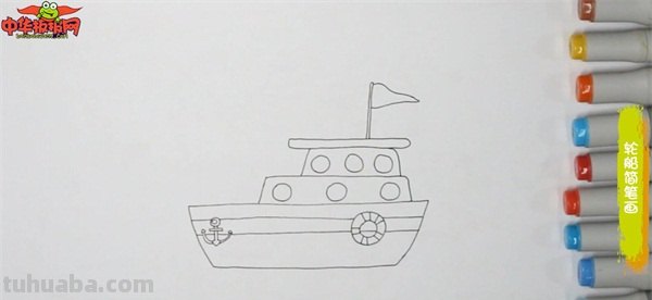 幼儿简笔画船怎么画 儿童画小小的船简画？
