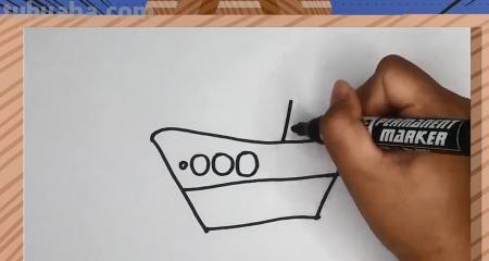 幼儿简笔画船怎么画 儿童画小小的船简画？