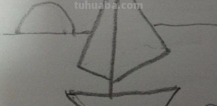 幼儿简笔画船怎么画 儿童画小小的船简画？