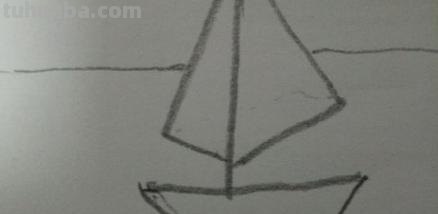 幼儿简笔画船怎么画 儿童画小小的船简画？