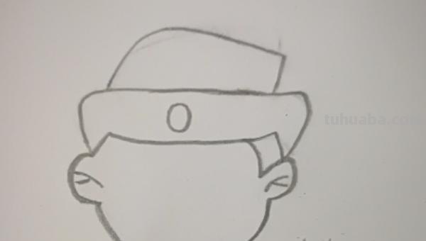 简笔画的警察怎么画 漫画人物美女警察的画法？
