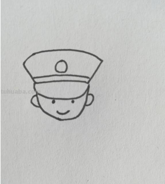 简笔画的警察怎么画 漫画人物美女警察的画法？