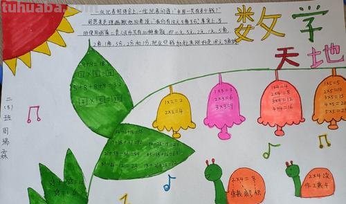 怎么制作手抄报一年级 一年级数学手抄报怎么做？