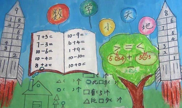 怎么制作手抄报一年级 一年级数学手抄报怎么做？