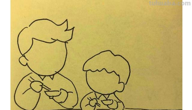 爸爸的简笔画怎么画 简单画爸爸？
