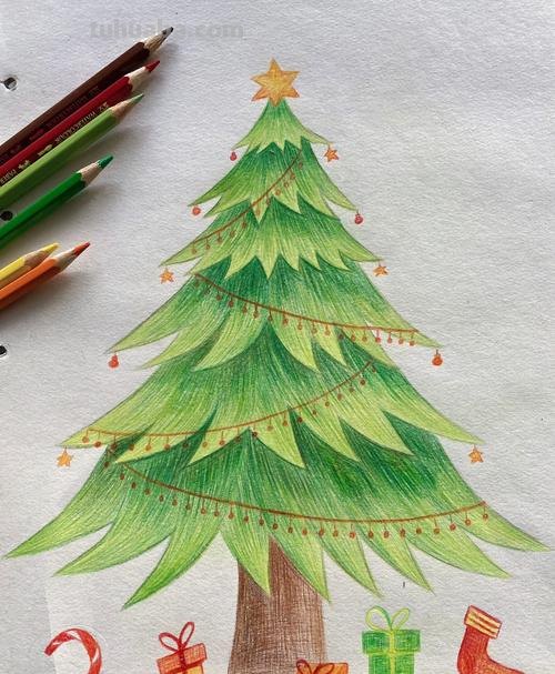 用彩铅画的小树怎么画 很茂密的树怎么用彩铅画?
