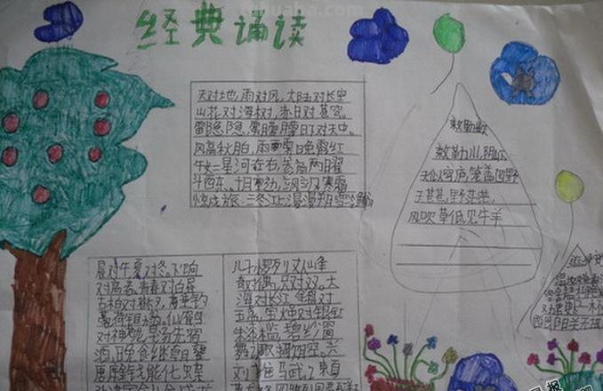 手抄报说什么 经典常谈手抄报内容?