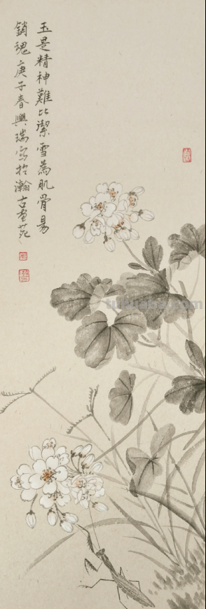 清逸谈墨悟自然-马兴瑞花卉草虫作品赏析