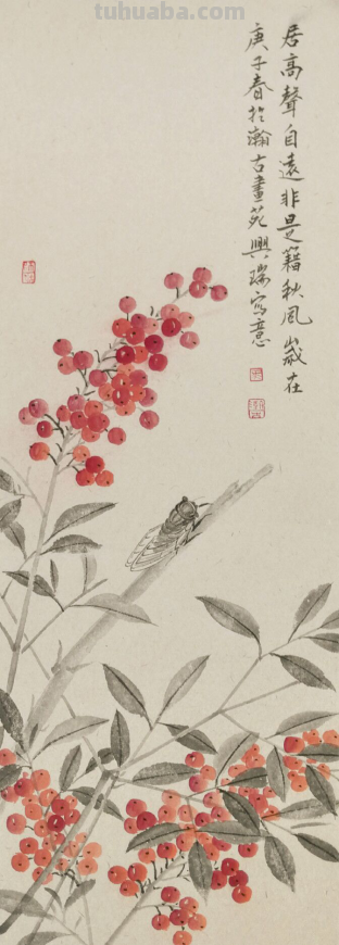 清逸谈墨悟自然-马兴瑞花卉草虫作品赏析