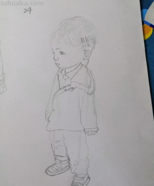儿童男速写 儿童学速写好还是动漫画好?