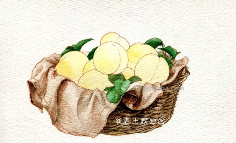 水彩教程，唯美淡彩画，看第一眼就爱上了