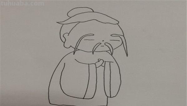 古代的人怎么画简笔画 简笔画古代公主怎么画？