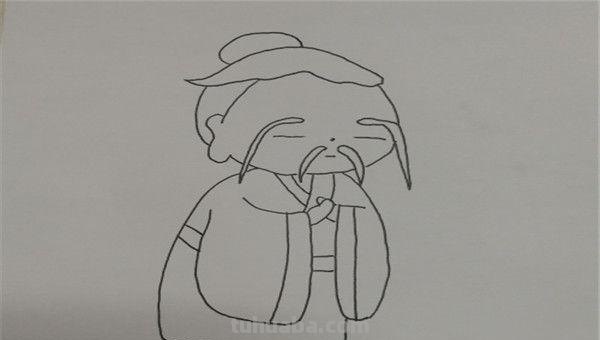 古代的人怎么画简笔画 简笔画古代公主怎么画？