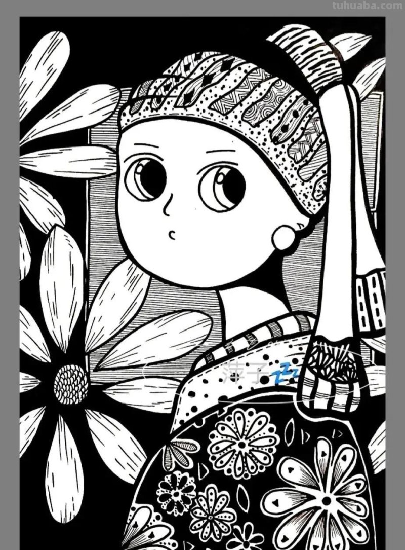 马克笔手绘作品，线描绘画作品欣赏28张